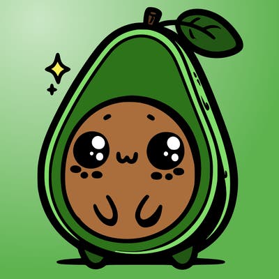 cute avocado
