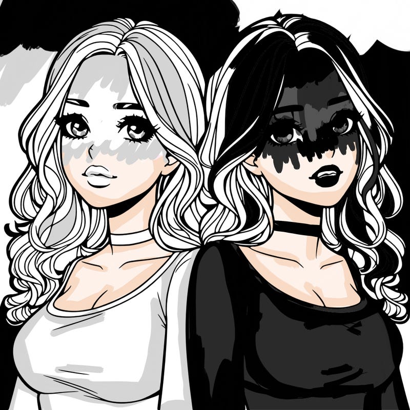 realistic twin sisters