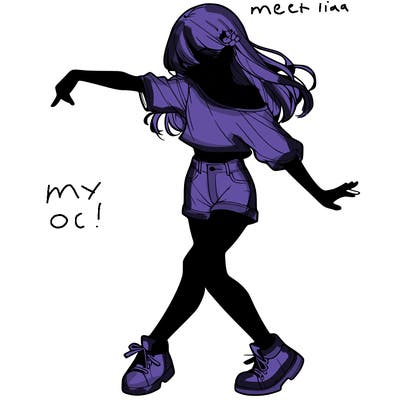 realistic girl danceing