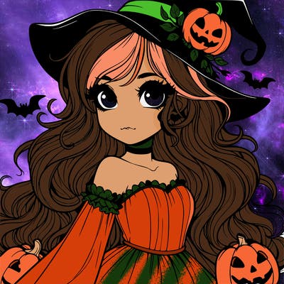 realistic girl halloween