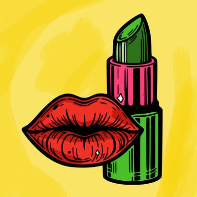 lips and lipstick