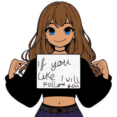 girl holding a blank sign in a long sleeve crop top