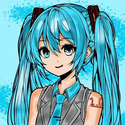 realistic miku