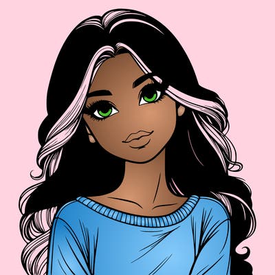 realistic beautiful girl