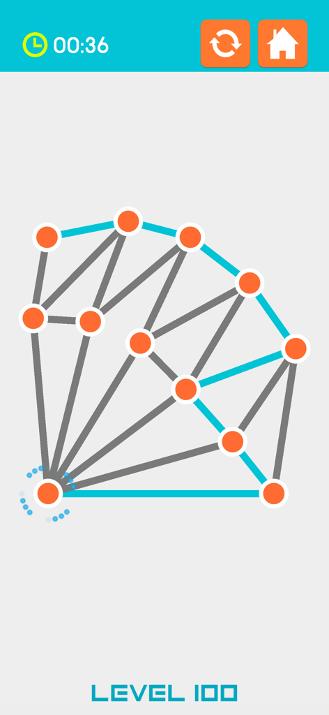 Connect the Graph - Connect the Graph puzzle game level 100 gameplay screenshot