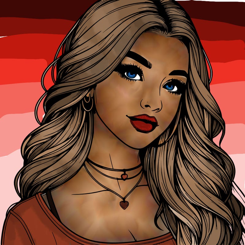 detailed realistic girl