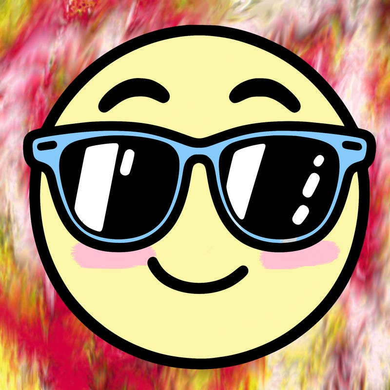 emoji with sunglasses