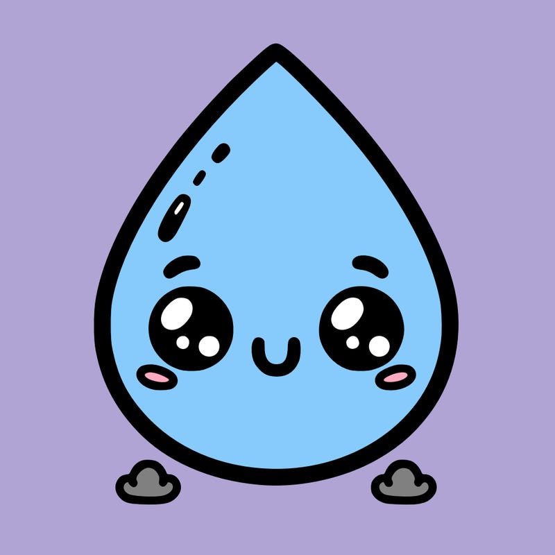 cute rain drop