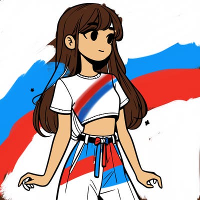 girl in a cute crop top