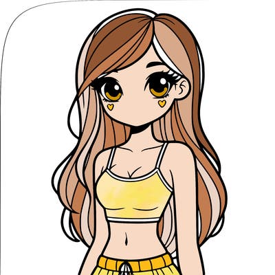girl with crop top