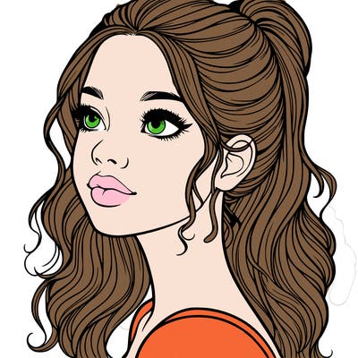 beautiful realistic girl