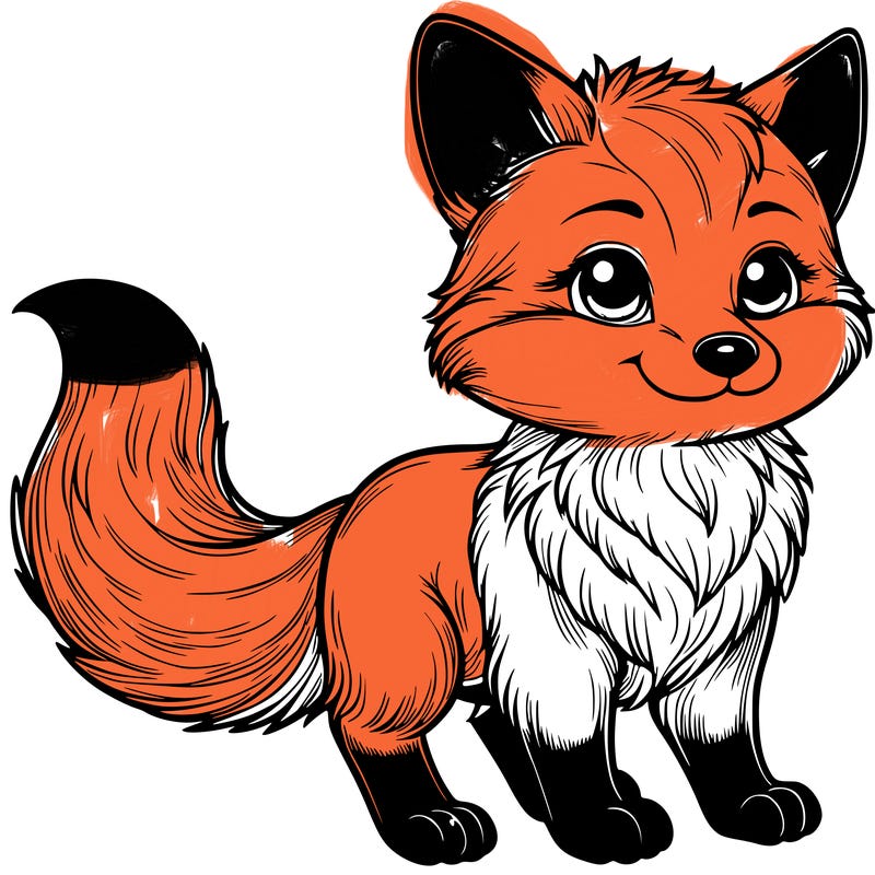 realistic fox