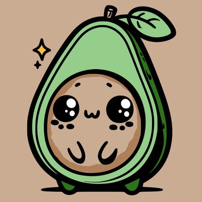 cute avocado