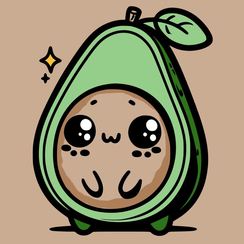 cute avocado