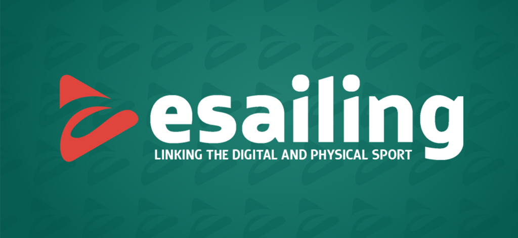 logo de esailing con eslogan que une el deporte digital y el físico