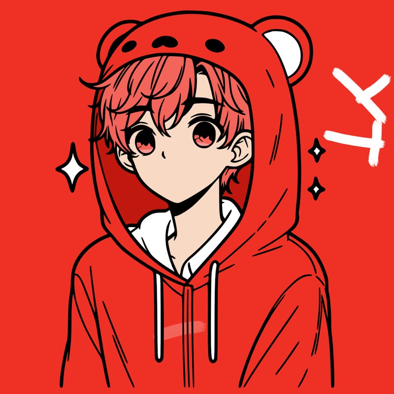 a 17 year old boy in a cute animal hoodie