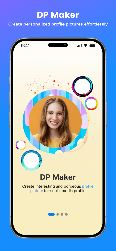 Lmc8.4 - Lmc8.4 mobile app interface for creating personalized profile pictures with stylish borders