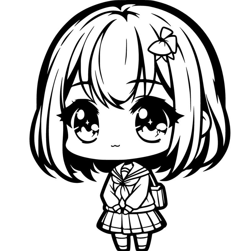 chibi anime girl