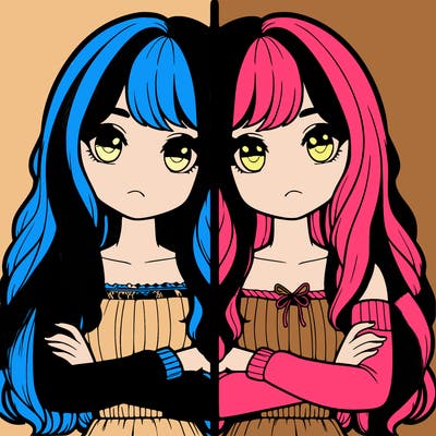 realistic girls split