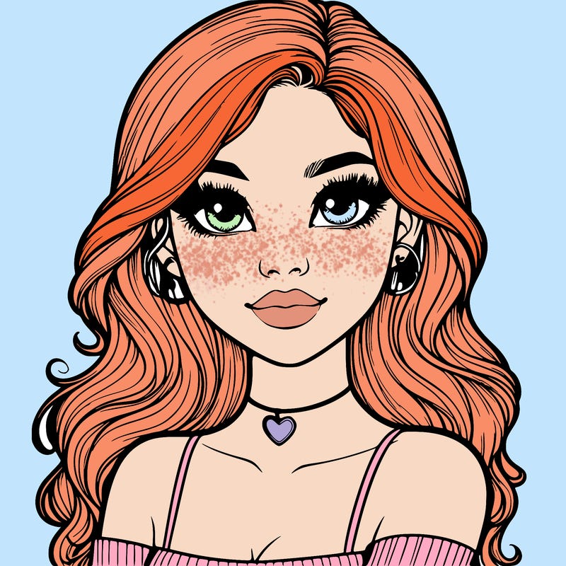 realistic pretty girl