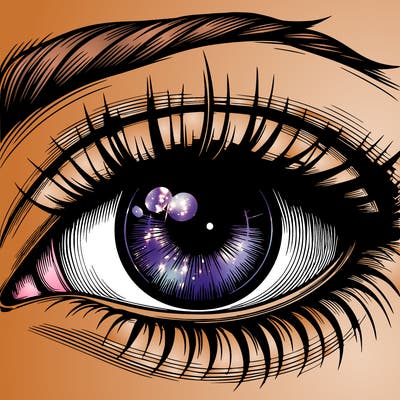 realistic eye