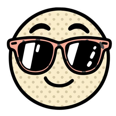 emoji with sunglasses