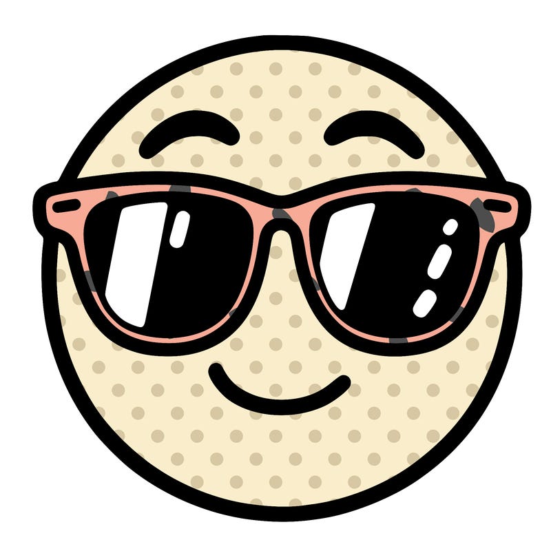 emoji with sunglasses