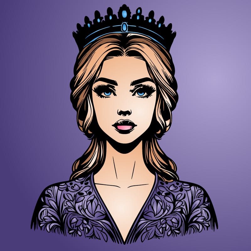 realistic beautiful queen