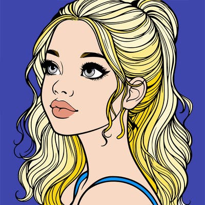 beautiful realistic girl