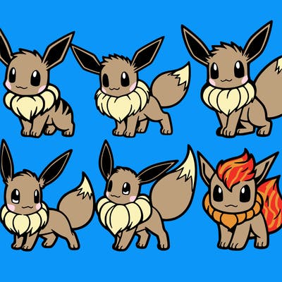 eevee evolutions