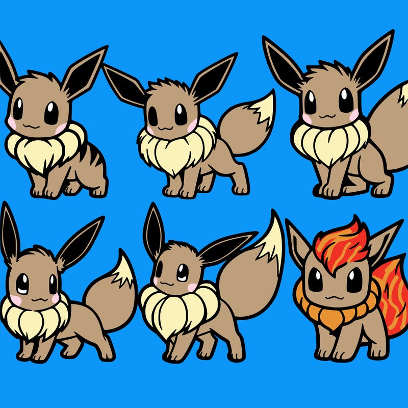 eevee evolutions