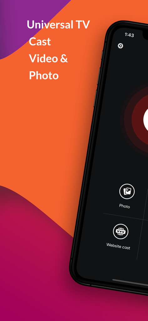 All Screen Mirror Miracast TV - All Screen Mirror Miracast TV app on iPhone for casting web videos and photos to smart TVs.