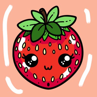 cute strawberry