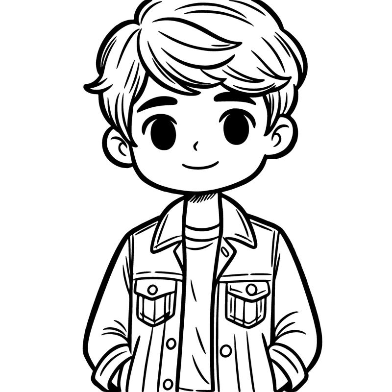 boy with jacket on