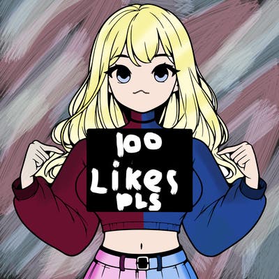 girl holding a blank sign in a long sleeve crop top