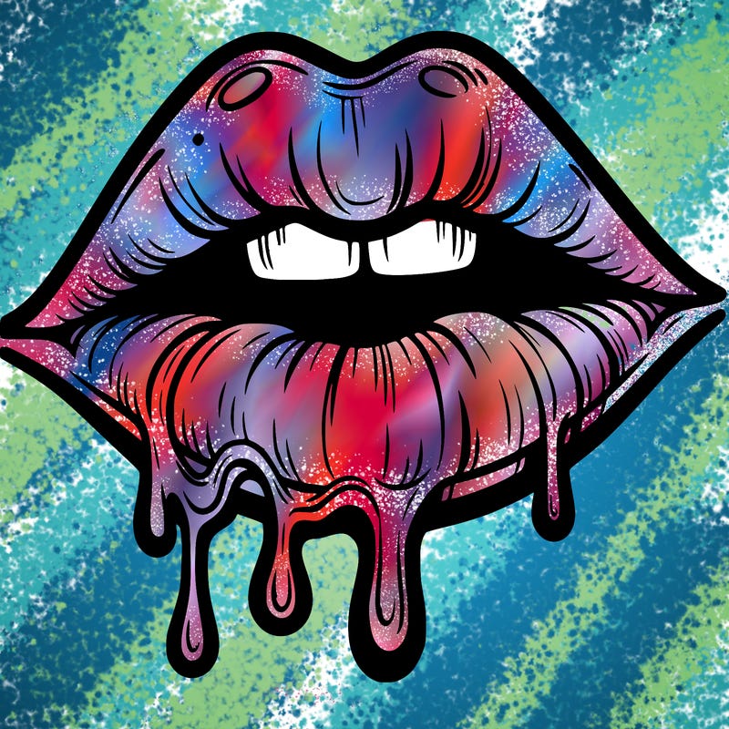 lips that look realistic and drip