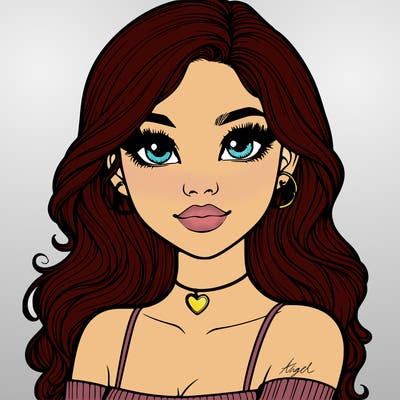 realistic pretty girl