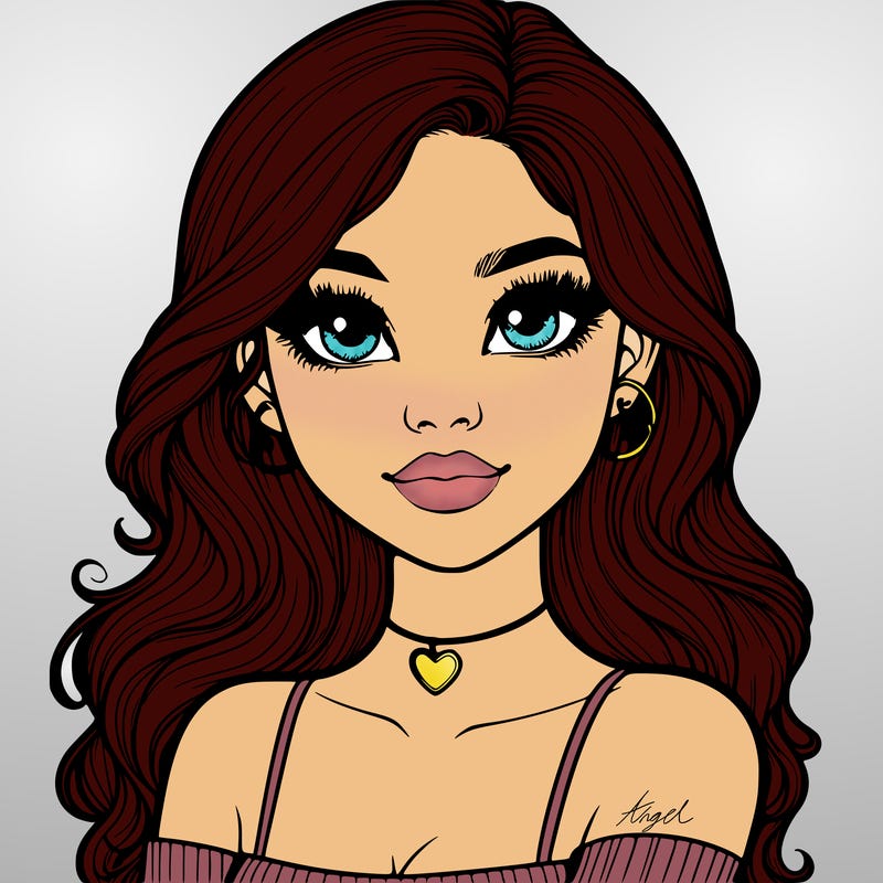 realistic pretty girl