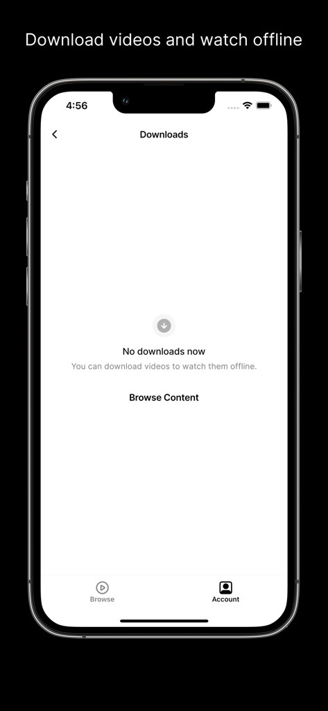 Redneck Brawl - Redneck Brawl mobile app screen showing the downloads section for offline video viewing