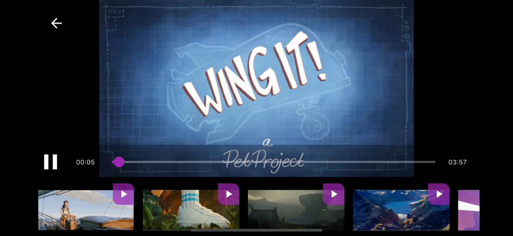 Easy Kids Video Player - Easy Kids Video Player playback screen featuring child friendly controls and offline video selection thumbnails