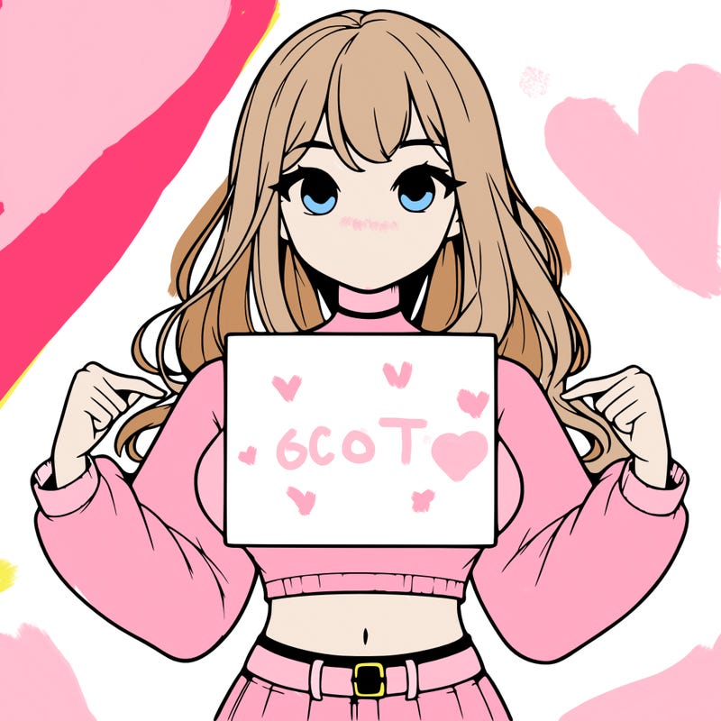 girl holding a blank sign in a long sleeve crop top