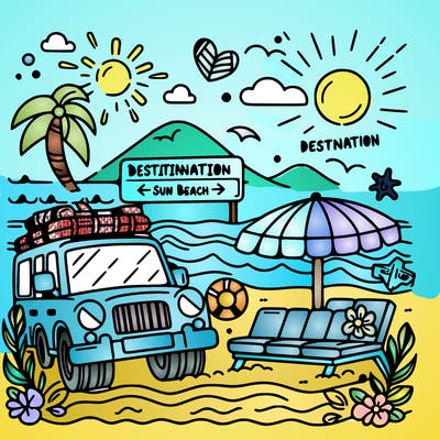 destination: sun, beach and unforgettable memories