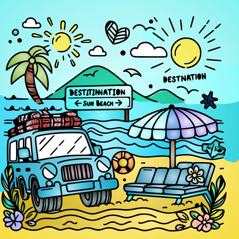 destination: sun, beach and unforgettable memories