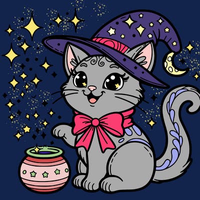 magical cat