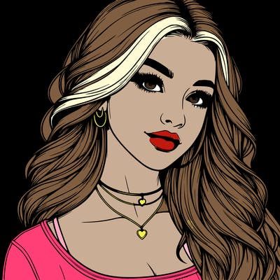 detailed realistic girl