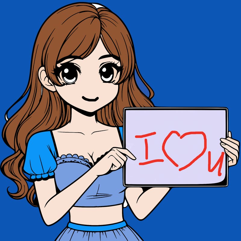 realistic pretty girl holding blank sign