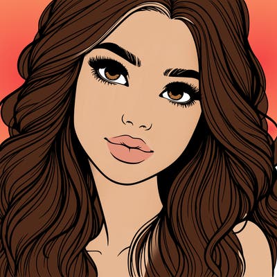 beautiful realistic girl