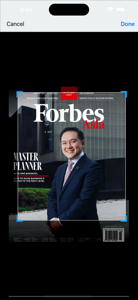 Forbes Asia - アジアの著名なビジネスリーダーを特集した2023年9月号のForbes Asiaデジタル雑誌の表紙