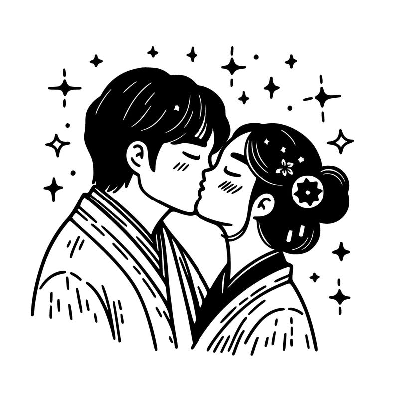 kissing