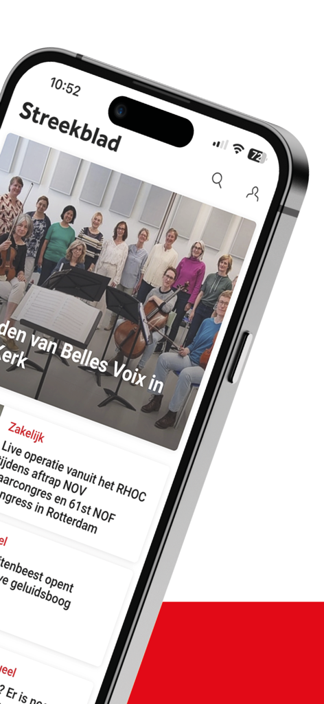 Streekblad Zoetermeer - Streekblad Zoetermeerローカルニュースフィードを表示するiPhone
